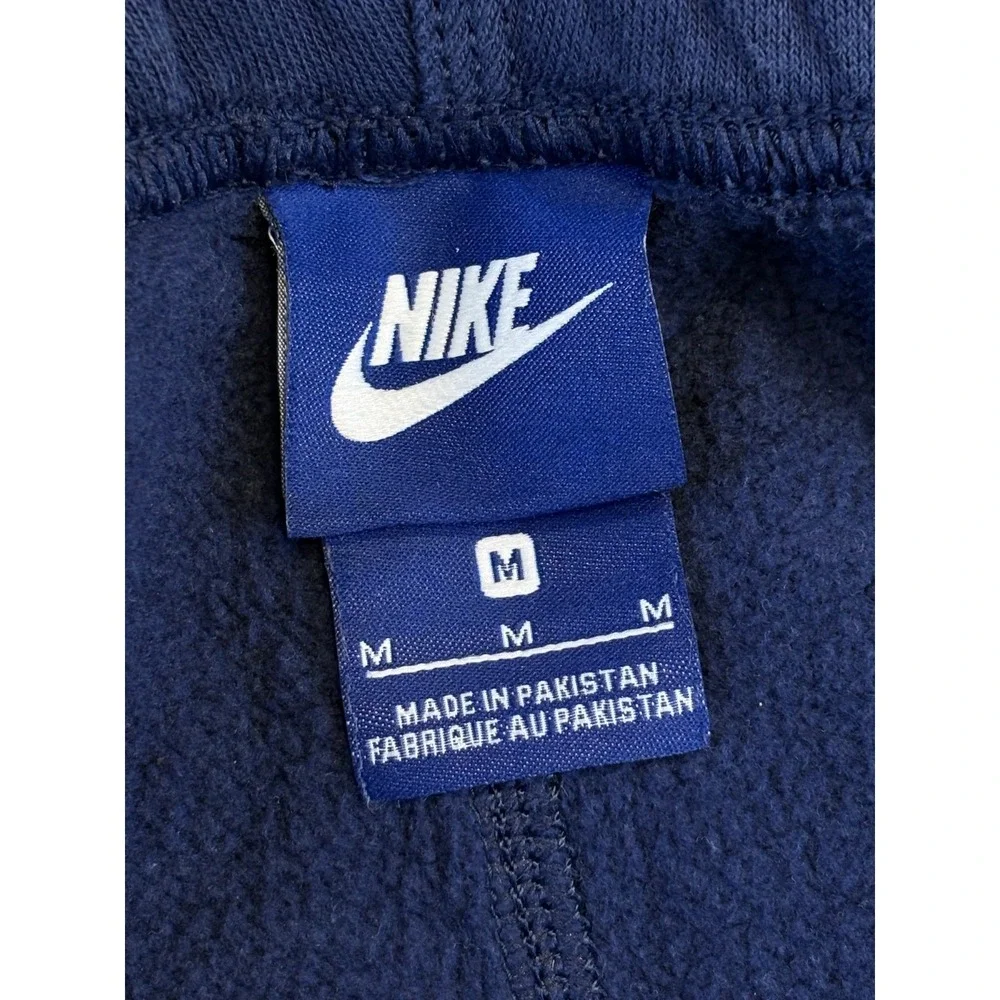 Nike Club Fleece Sweatpants Mens Medium Blue Joggers Casual Sportswear 826424